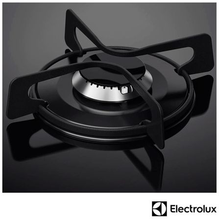 Fogão de Piso Electrolux de 05 Bocas com Mesa de Vidro Preto - 76GS