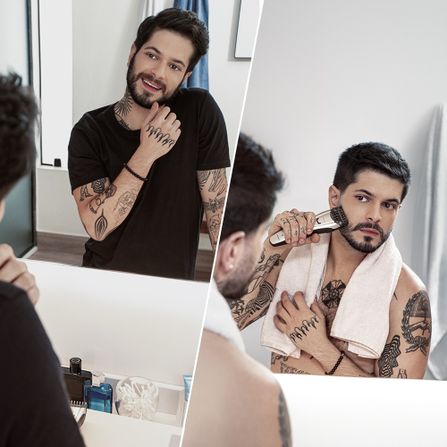 Aparador De Pelos Multifuncional Panasonic D-Perfector Barba, Cabelo E Corpo Alta Precisão Bivolt – ER-GB80