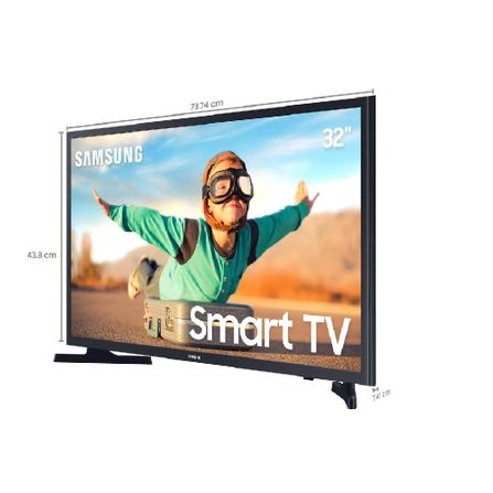 Samsung Smart TV Tizen HD T4300, 2020, HDR 32"