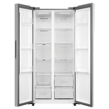 Refrigerador Side By Side 442L Cor Inox Midea