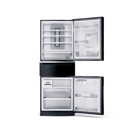 Geladeira Brastemp Inverse 3 Frost Free 419 litros cor Preta com Freeze Control Pro BRY59CE