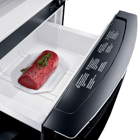 Geladeira Brastemp Inverse 3 Frost Free 419 litros cor Preta com Freeze Control Pro BRY59CE