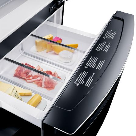 Geladeira Brastemp Inverse 3 Frost Free 419 litros cor Preta com Freeze Control Pro BRY59CE