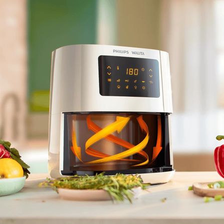 Fritadeira Airfryer Digital Série 3000 Philips Walita Branca 1400W - RI9252
