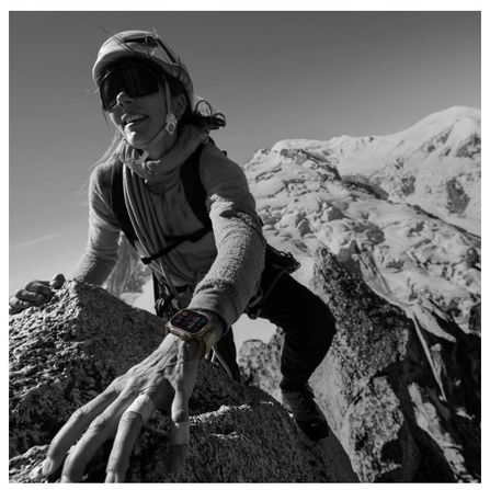 Apple Watch Ultra 2 (GPS + Cellular) 49 mm Caixa de Titânio com Pulseira Oceano Laranja