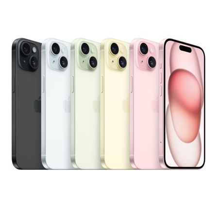 iPhone 15 Apple (128GB) Rosa, Tela de 6,1", 5G e Câmera de 48 MP