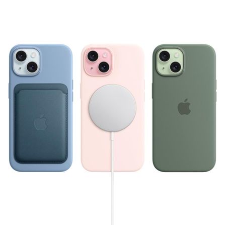 iPhone 15 Apple (128GB) Rosa, Tela de 6,1", 5G e Câmera de 48 MP
