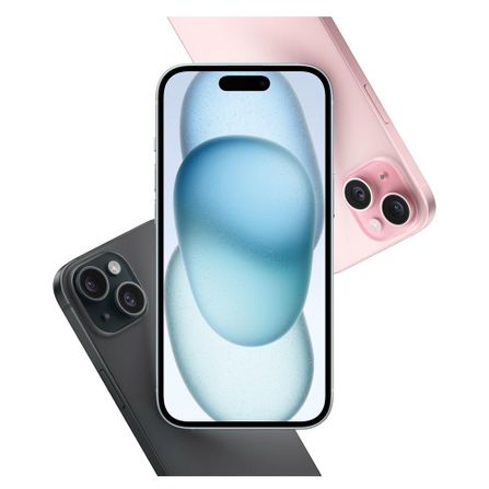 iPhone 15 Apple (128GB) Azul, Tela de 6,1", 5G e Câmera de 48 MP