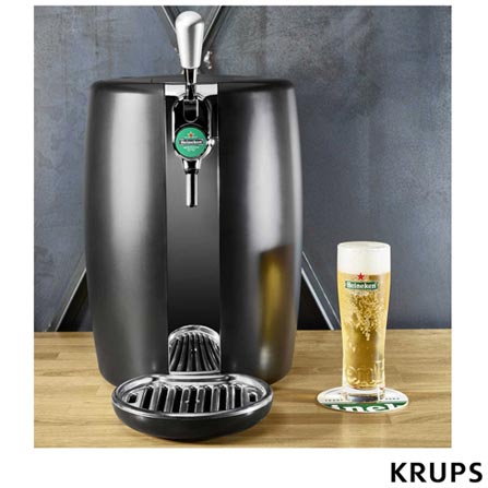 Chopeira Beertender Krups Heineken com Capacidade de 5 Litros Preta - B101_CHOP