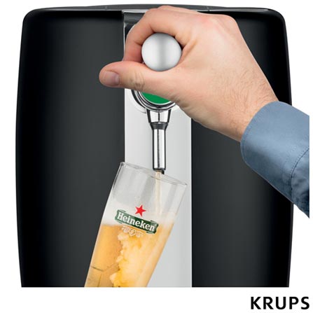 Chopeira Beertender Krups Heineken com Capacidade de 5 Litros Preta - B101_CHOP