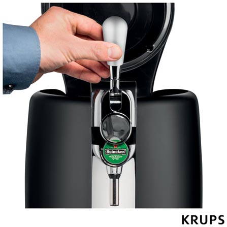 Chopeira Beertender Krups Heineken com Capacidade de 5 Litros Preta - B101_CHOP
