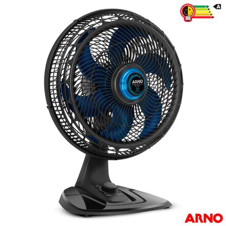 Ventilador de Mesa Arno Extreme Force Desmontável Repelente com 03 Velocidades Preto - VB55