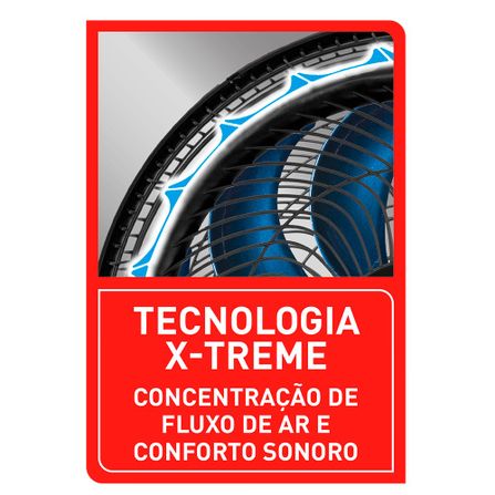 Ventilador de Coluna Arno com 03 Velocidades Preto - VE9C