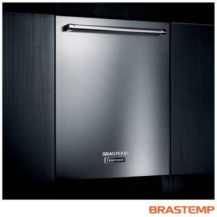 Lava-Louças de Embutir Brastemp Gourmand 14 Serviços Inox com Smart Sensor - BLB14GR