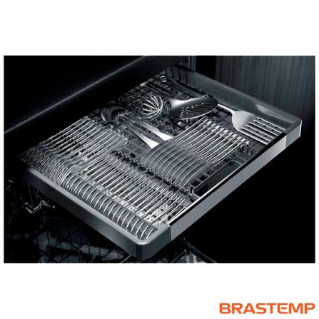 Lava-Louças de Embutir Brastemp Gourmand 14 Serviços Inox com Smart Sensor - BLB14GR