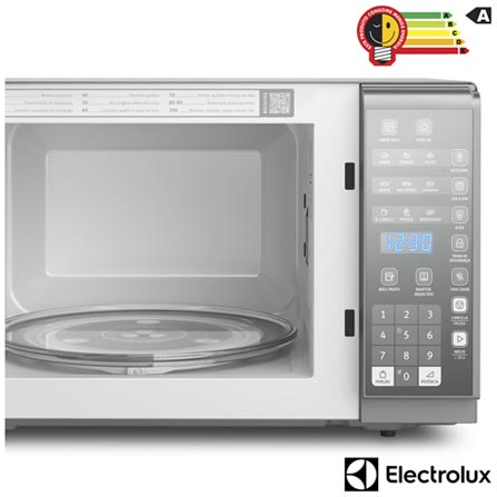 Micro-ondas Electrolux com 31 Litros de Capacidade Prata - MI41S