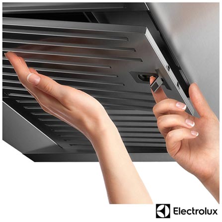 Coifa de Parede Electrolux Home Pro 90 cm, Painel Eletrônico Inox - 90CTU