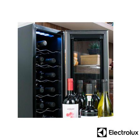 Adega de Vinhos Electrolux para 12 Garrafas com até 18°C e Controle de Temperatura - ACB12