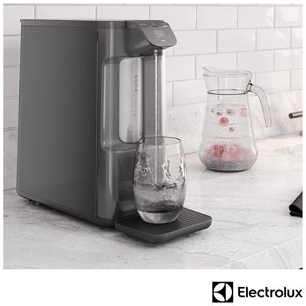 Purificador de Água Electrolux com Água Gelada e Alerta de Troca de Filtro Cinza - PE12G