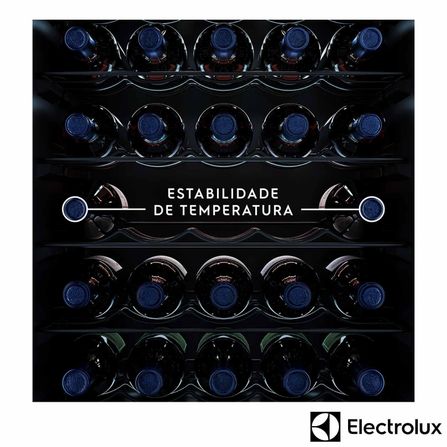 Adega de Vinhos Electrolux para 24 Garrafas com até 18°C - WSF24