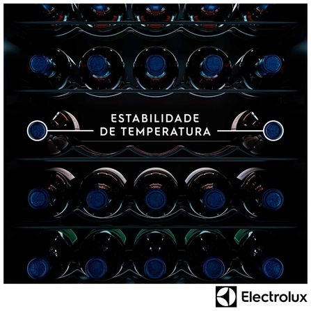 Adega de Vinhos Electrolux para 34 Garrafas com até 18°C - WSF34