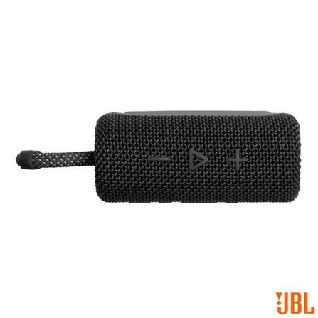 Caixa De Som Ultra Portátil JBL Go 3 Bluetooth Prova d'água 5h De Bateria 4,2W Potência Preto IP67