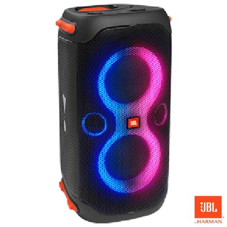 Caixa de Som Portátil JBL Party Box 110 com Potência de 160W Preta - LPARTYBOX110