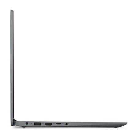 Notebook Lenovo IdeaPad 1i com Intel Ci7 12GB 512GB SSD, Tela de 15,6", Cloud Grey - 82VY000PBR