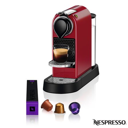 Cafeteira Nespresso CitiZ Vermelho Cereja para Café Espresso - C113-BR