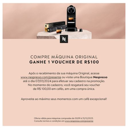 Cafeteira Nespresso Essenza Mini Vermelha para Café Espresso - D30-BR