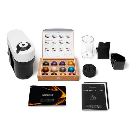 Cafeteira Nespresso Vertuo POP Branco Coco para Café Espresso Manual - GCV2BR