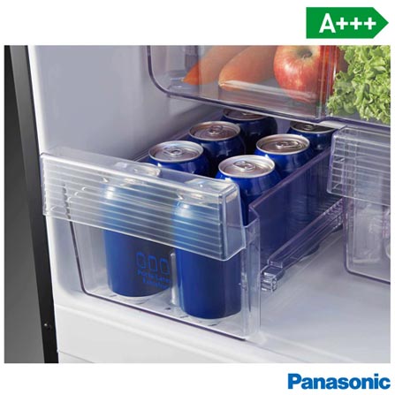 Refrigerador Bottom Freezer Panasonic de 02 Portas Frost Free com 425 Litros e Painel Easy Touch Aço Escovado - BB5