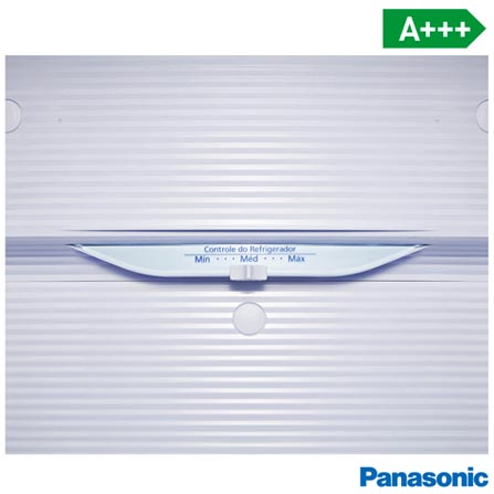 Refrigerador Bottom Freezer Panasonic de 02 Portas Frost Free com 425 Litros e Painel Easy Touch Aço Escovado - BB5
