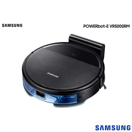 Robô Aspirador Samsung 2 em 1 VR5000RM Aspira e Passa Pano com Wi-Fi- VR05