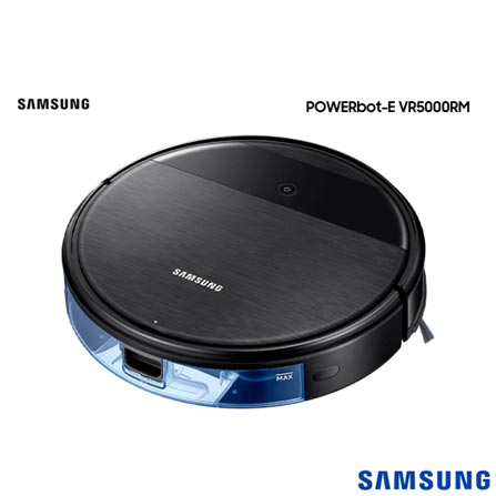 Robô Aspirador Samsung 2 em 1 VR5000RM Aspira e Passa Pano com Wi-Fi- VR05