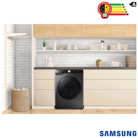 Lava & Seca 11 Kg Samsung SmartThings Inox Look com 12 Programas de Lavagem - WD11T504DBX