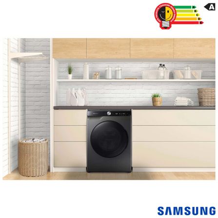 Lava Seca 13 Kg Look Samsung Eco Bubble Inox com 24 Programas de Lavagem - WD13