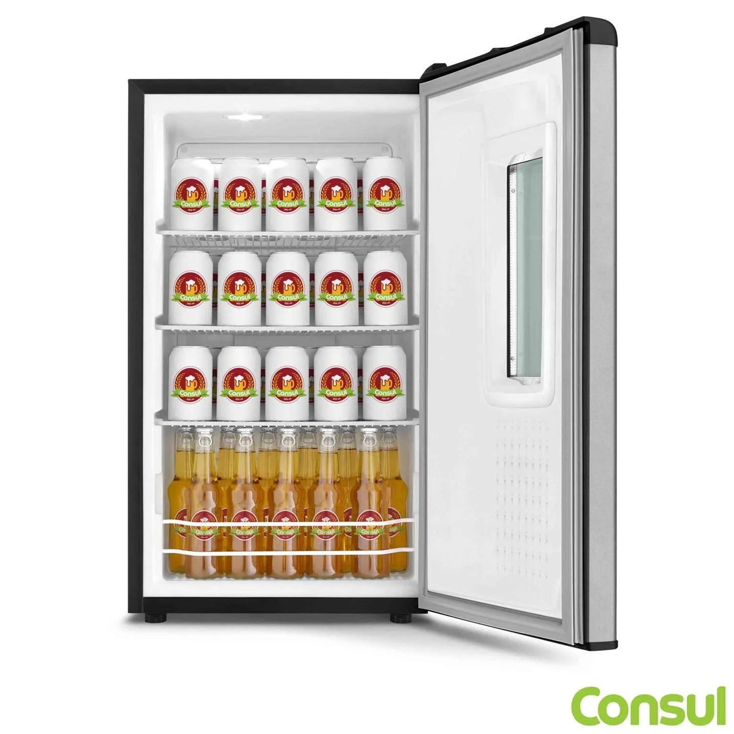 Cervejeira Consul Titanium com 82 Litros Display na Porta e Controle de Temperatura - CZD12AT