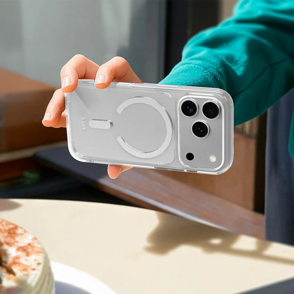 Capa Protetora para iPhone 17 Pro Crystal Fluro Cinza - Laut