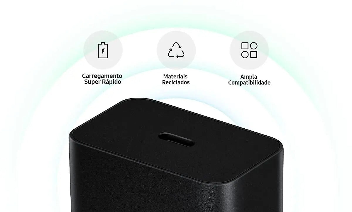 Carregador de parede Super Rápido 45W (Cabo USB-C) Preto - Samsung