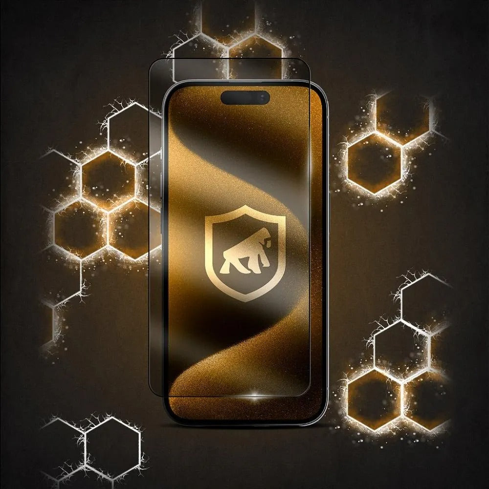 Kit Capa Gravity Preta e Película Ultra Safe para iPhone 15 Pro - Gshield