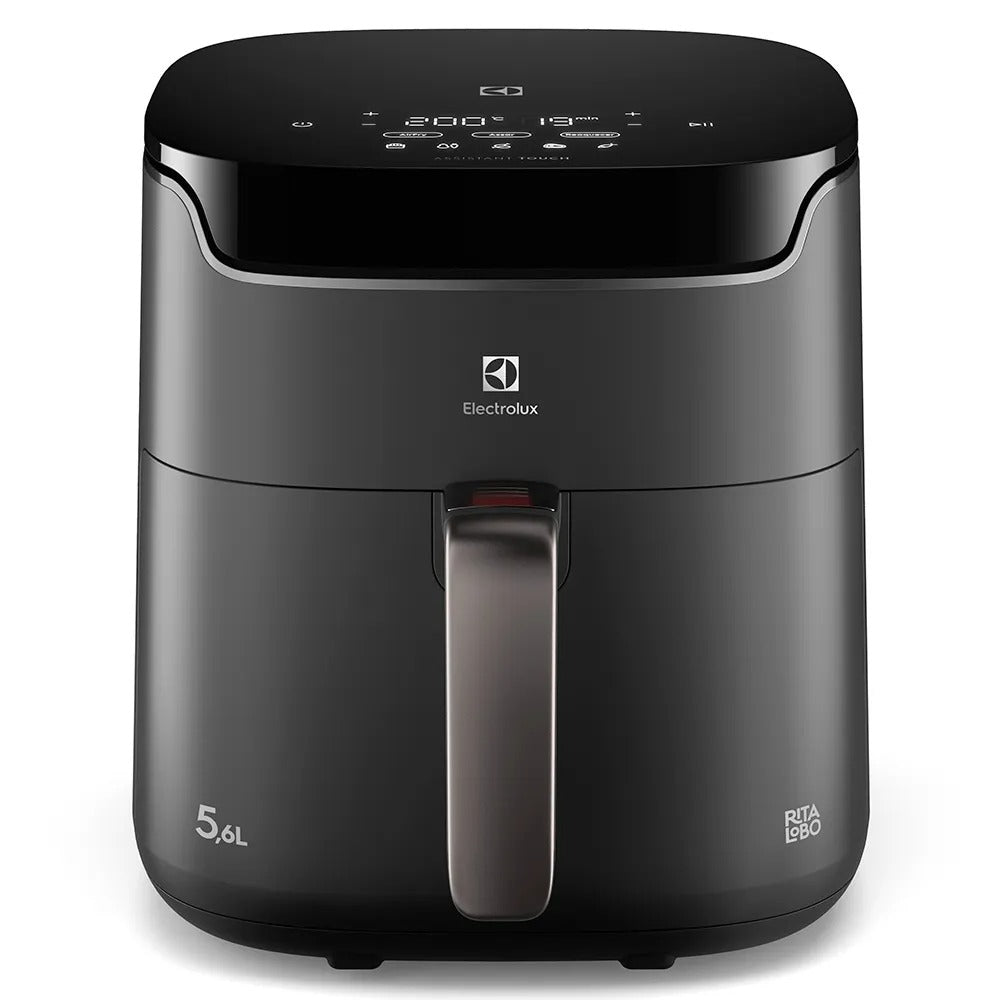 Air Fryer Electrolux por Rita Lobo 5,6L Digital Cinza Experience Economia de Energia 1400W (EAF45)