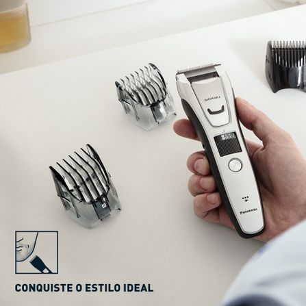 Aparador De Pelos Multifuncional Panasonic D-Perfector Barba, Cabelo E Corpo Alta Precisão Bivolt – ER-GB80
