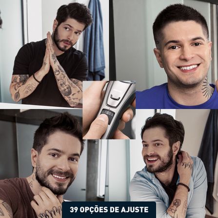 Aparador De Pelos Multifuncional Panasonic D-Perfector Barba, Cabelo E Corpo Alta Precisão Bivolt – ER-GB80