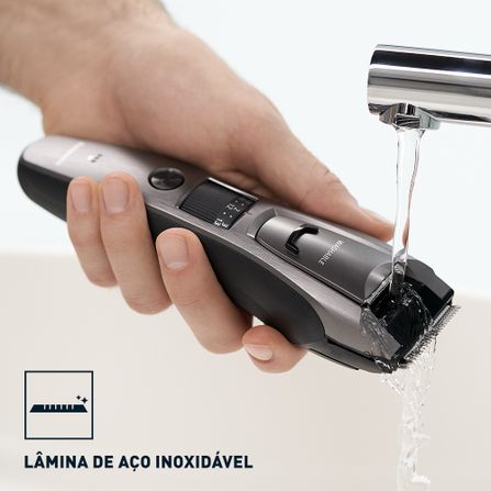 Aparador De Pelos Multifuncional Panasonic D-Perfector Barba, Cabelo E Corpo Alta Precisão Bivolt – ER-GB80