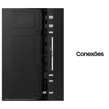 Smart TV Samsung QLED 4K 85" Polegadas com WiFi, Bluetooth, Controle Remoto e Design Slim - QN85Q70