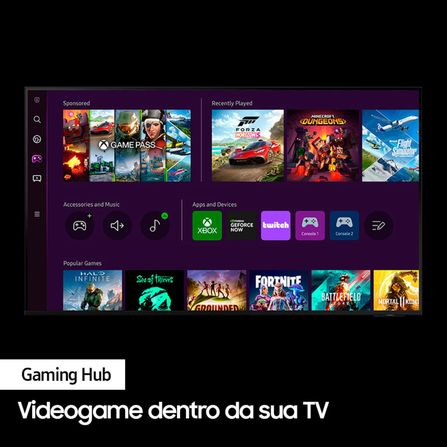 Samsung Smart TV QLED 4K Q60C 2023 Modo Game Tela sem limites 50"