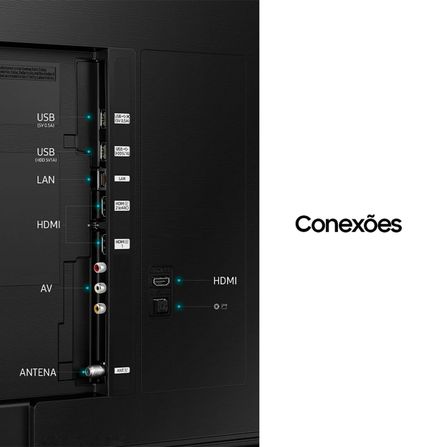 Samsung Smart TV QLED 4K Q60C 2023 Modo Game Tela sem limites 50"