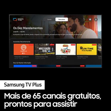 Samsung Smart TV 70" UHD 4K 70CU7700 2023, Processador Crystal 4K, Gaming Hub, Visual Livre de Cabos