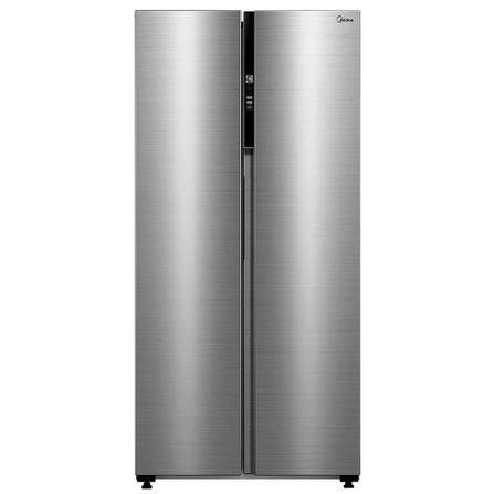 Refrigerador Side By Side 442L Cor Inox Midea